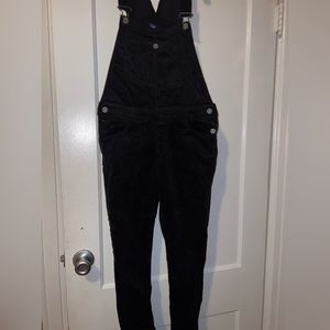 NWOT Arizona black corduroy overalls